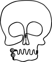 Headphone Skull