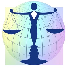 Justiz | International | Recht | Logo | 2