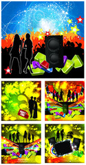 Music Party Vector