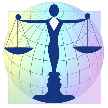 Justiz | International | Recht | Logo | 2