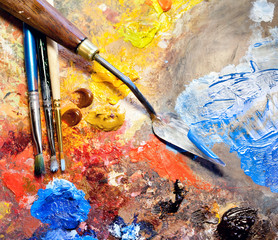 Obraz premium Artistic equipment