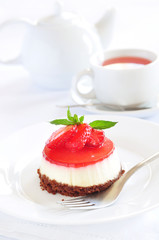 Strawberry cheesecake dessert