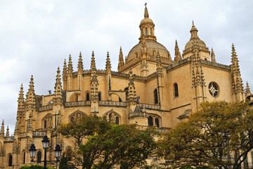 Fototapeta na wymiar Katedra w Segowii, Hiszpania