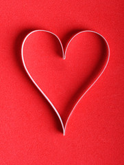 Valentine's paper heart