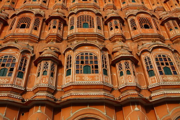 Hawa Mahal, the Palace of Winds, Jaipur, Rajasthan, India.