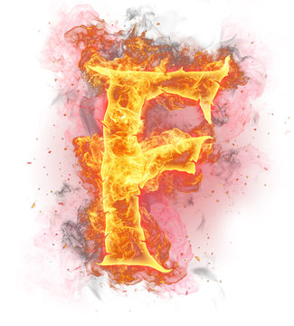 Fire letter "F"