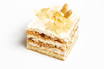 dessert isolated on the white backround