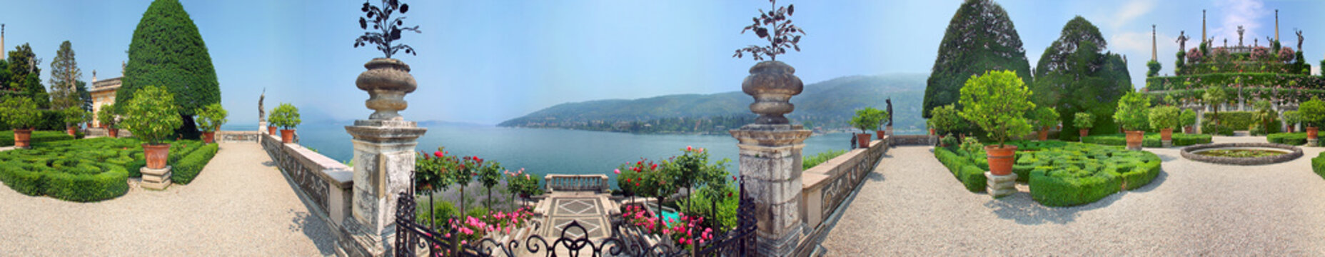 Stresa, Isola Bella, panorama a 360&deg;
