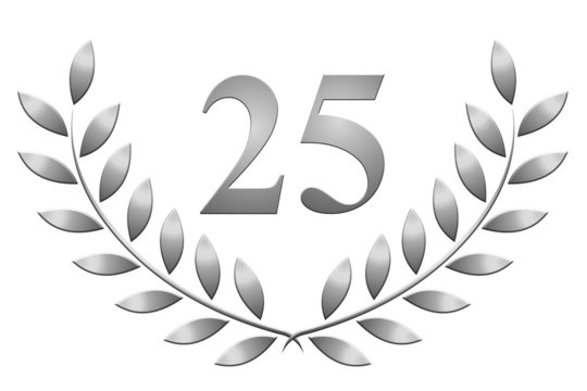 Lauriers en argent 25 ans