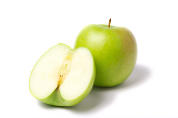 Sliced Green Apples