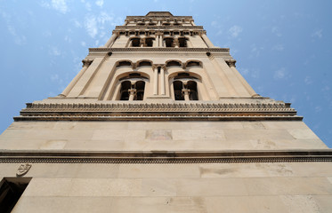 Fototapeta na wymiar Campanile od katedry Split en croatie
