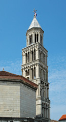 Fototapeta na wymiar Campanile od katedry Split en croatie