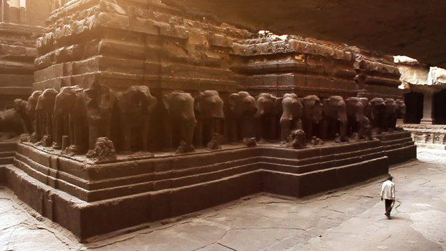 Fabulous Ellora Kailasanathar Temple at Ellora, India