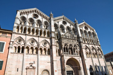 Cathedral of St. George. Ferrara. Emilia-Romagna. Italy.