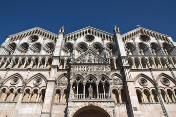 Cathedral of St. George. Ferrara. Emilia-Romagna. Italy.