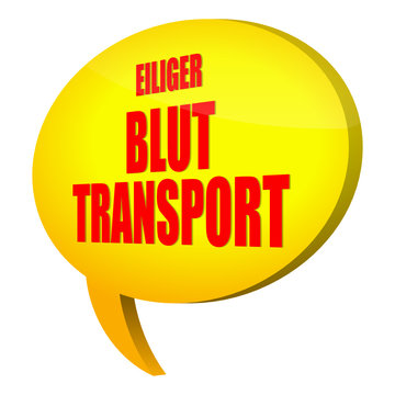 sprechblase v3 eiliger blut-transport I