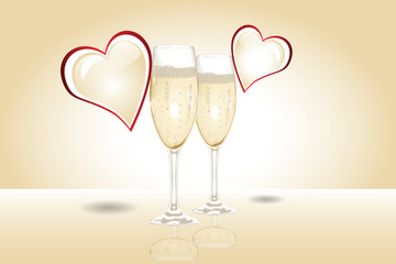 Wedding elegance card