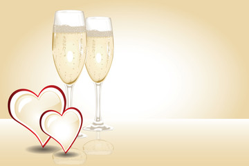 Wedding lovely graphics vector