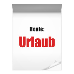 kalenderblatt v2 urlaub I