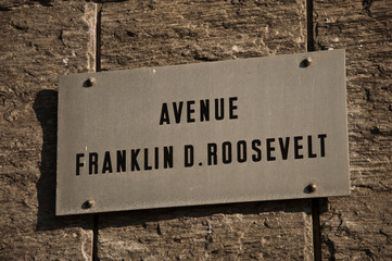 avenue Franklin Roosevelt à Paris
