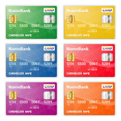 Set of Credit Cards