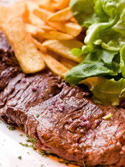 juicy steak beef meat