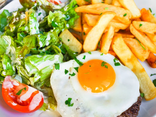 Egg and fries