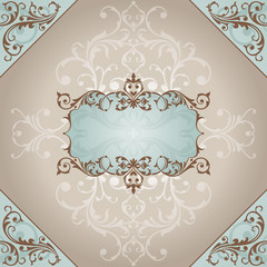 abstract vintage frame