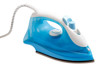 steam flatiron iron isolated on white background