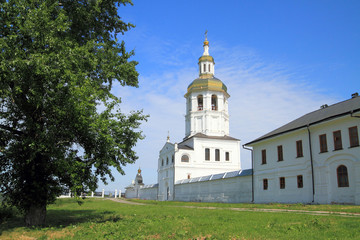 Fototapeta na wymiar Abalaksky Piously-Znamensky man's monastery. Village Abalak of t