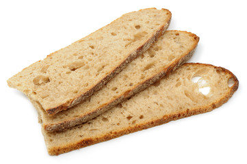 The cut bread