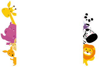 Obraz premium animal and frame