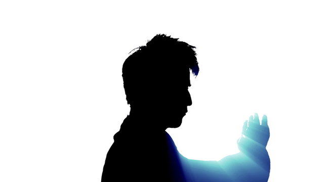 Silhouette of Man Dancing +FX