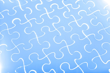 Puzzle in blue