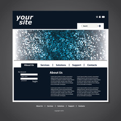Fototapeta premium Website template