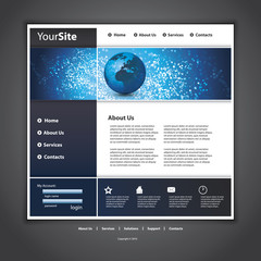 Fototapeta premium Website template