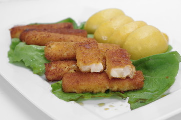 appetizing fish  fingers