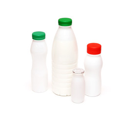 Milk product bottles