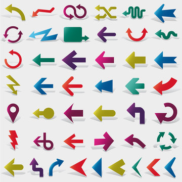 Set arrows vector