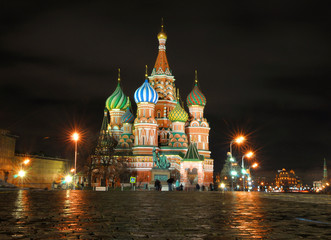 Saint Basil Cathedral in Moscow