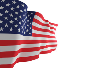 Fototapeta premium USA flag.