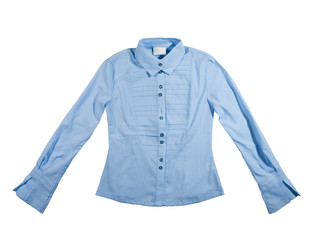 Children's blue blouse.