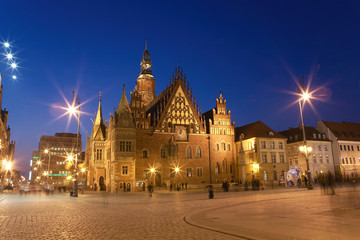 Fototapeta Ratusz we Wrocławiu obraz