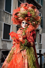Fototapeta na wymiar Weneckie maski karnawałowe