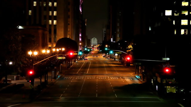 Quiet Streets at Night, Downtown Los Angeles