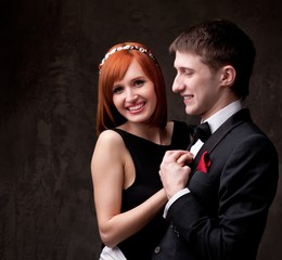 Beautiful smiling couple.