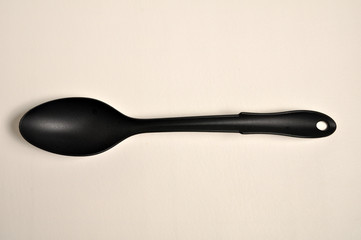 Plastic serving spoon