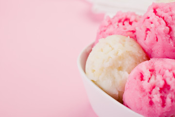 Strawberry Vanilla Ice Cream