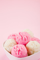Strawberry Vanilla Ice Cream