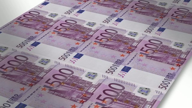 Mint - Printing 500 euro bills